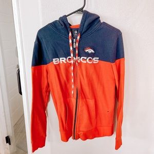 BRONCOS hooded zip up